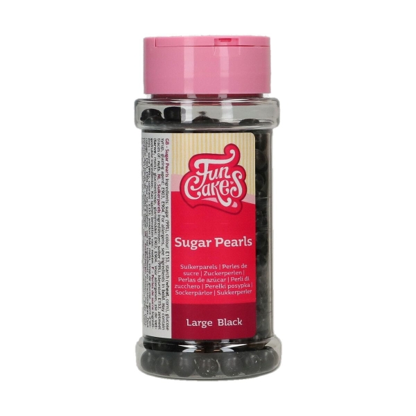 Sugar Pearls - Large Black